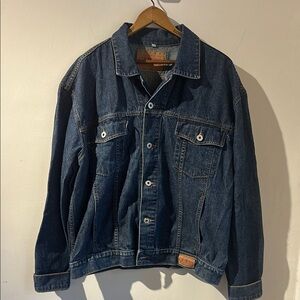 Vintage Guess Blue Lightweight Denim Shirt Jacket